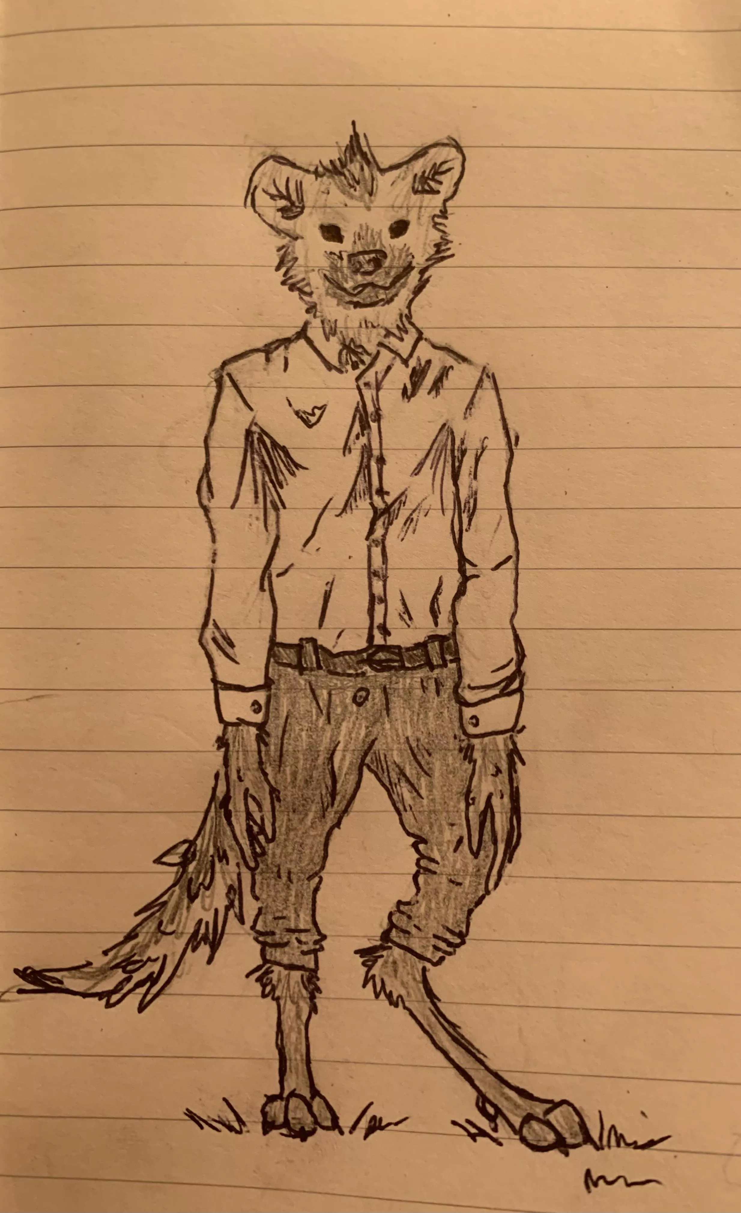 not a furry but I made this guy