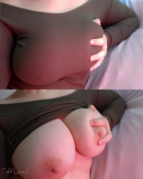 Not BRA JUST BOOBS.