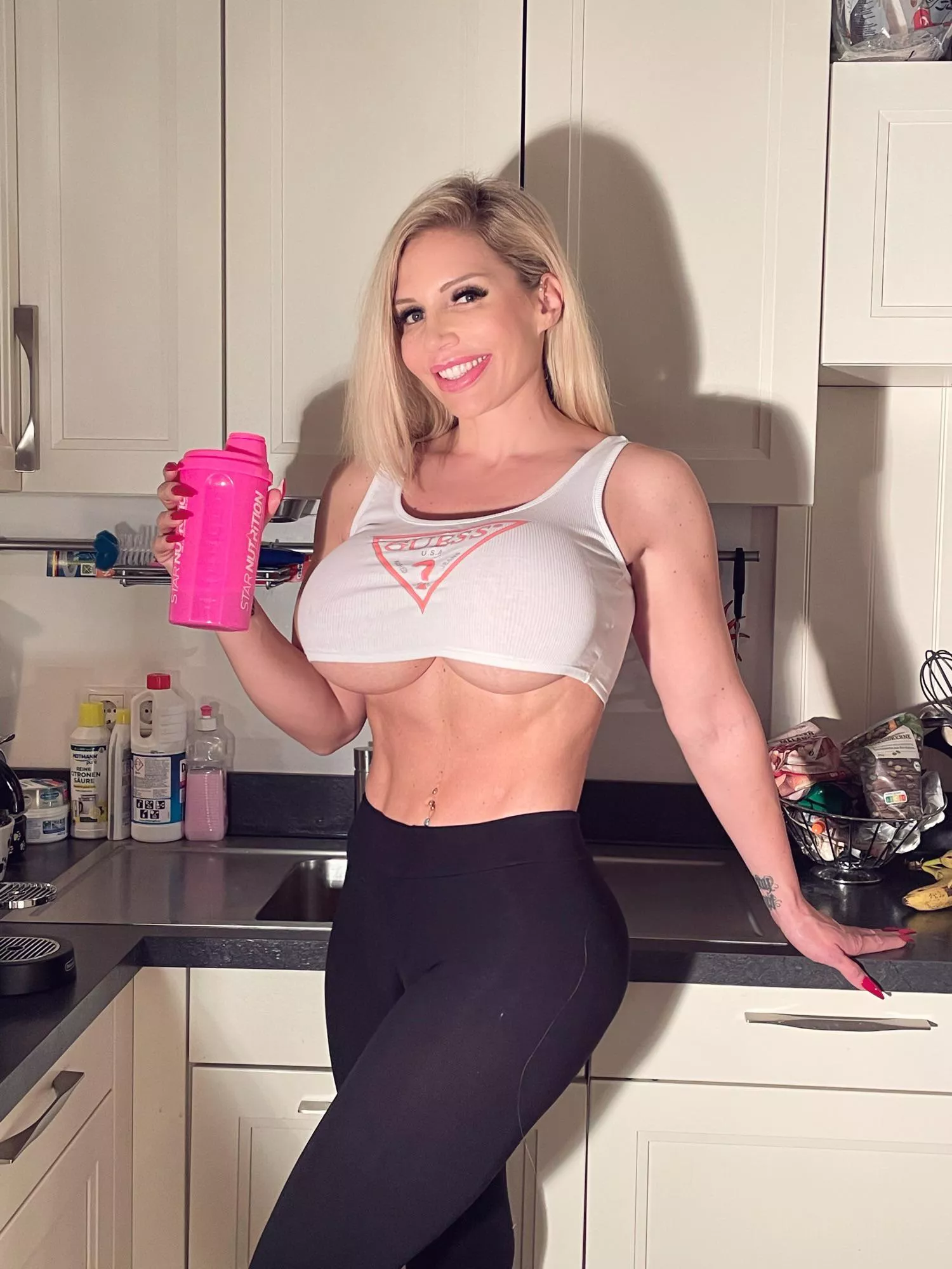 Not exactly a workout, but never miss your post-workout protein shake 😊 Not exactly a workout, but never miss your post-workout protein shake 😊