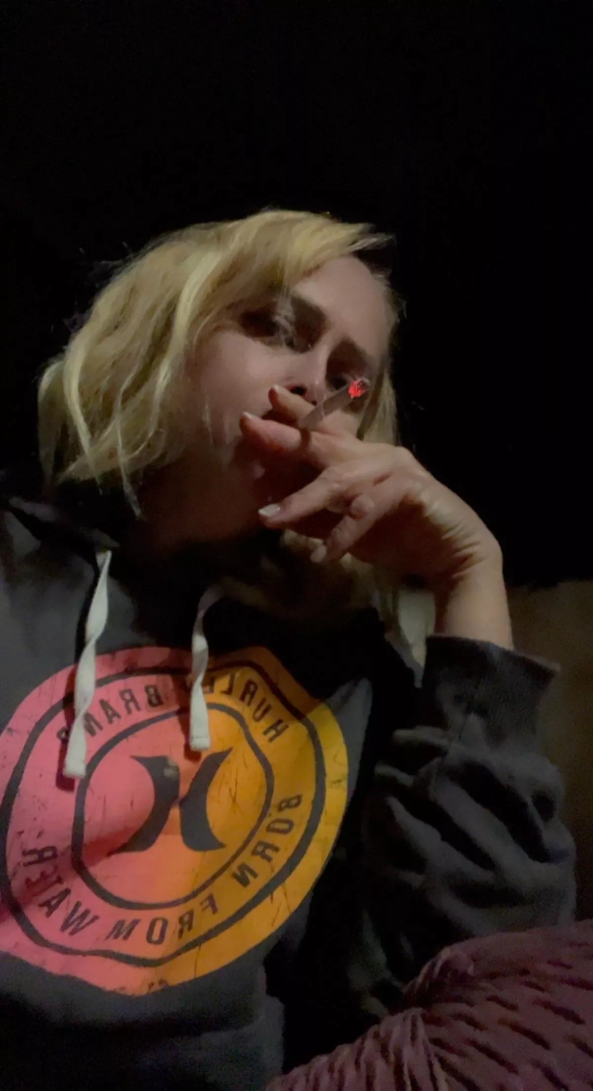 Not feeling good, still had to smoke.