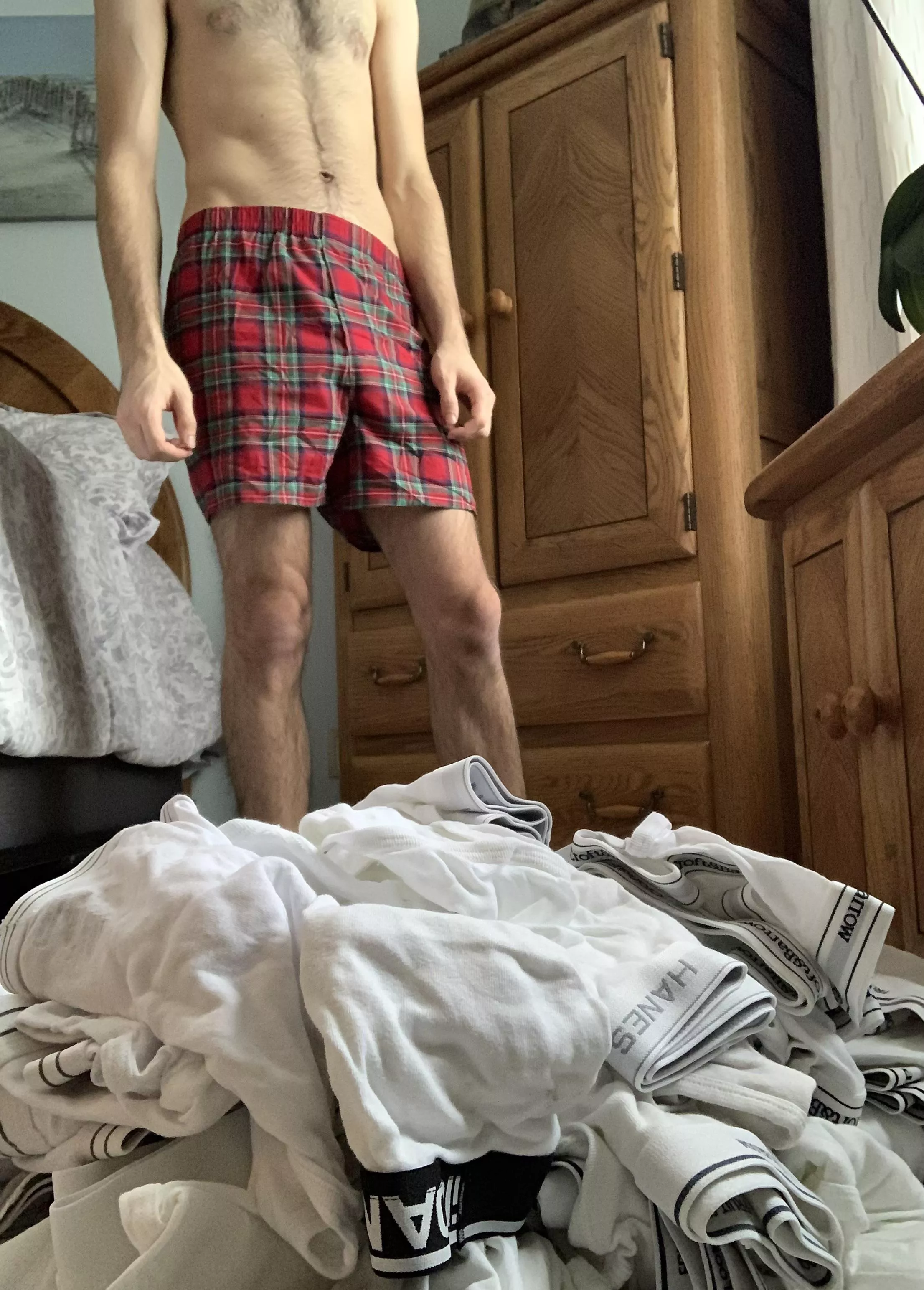 Not getting rid of *all* my briefs, but well, I have to make room for all these new boxer shorts right? :P