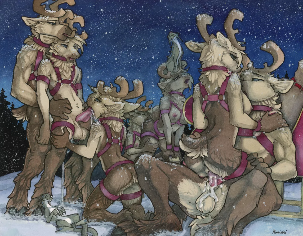 Not Gonna Pull the Sleigh Tonight [MMFFFMF] (Ruaidri)