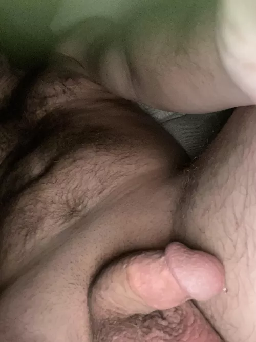 Not hard and it’s already starting to flow. Mmmmmm