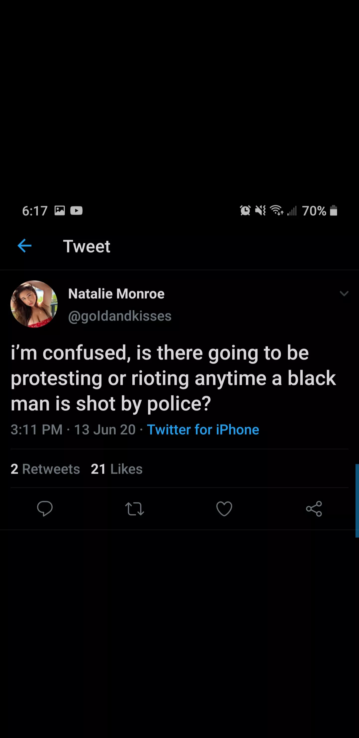 Not only is her OF a pay wall scam, she's a shitty human too...BTW this is public Twitter post with no OF content, should not be subject to DMCA