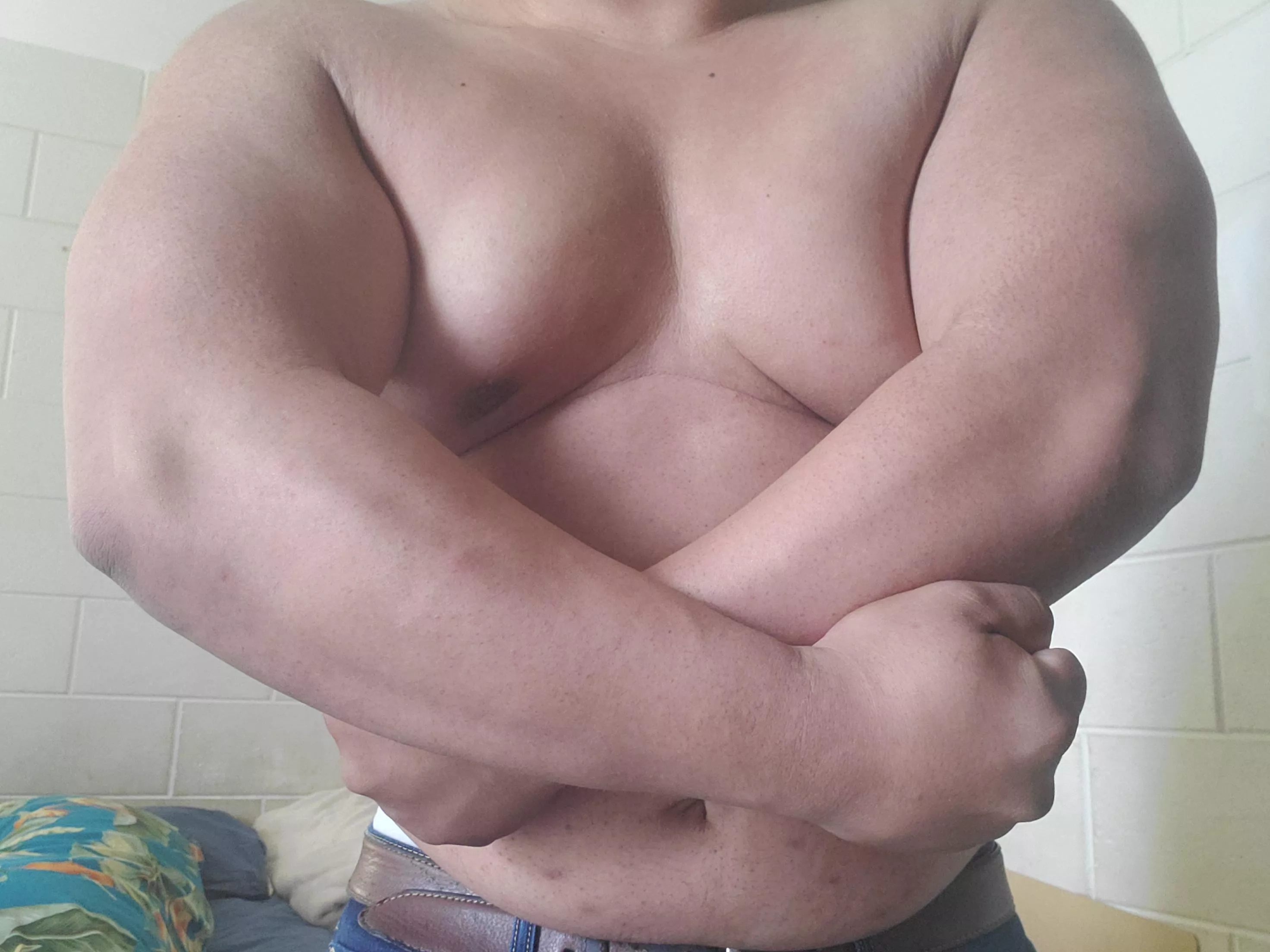 Not the most fit guy, but at least I got these so-so guns