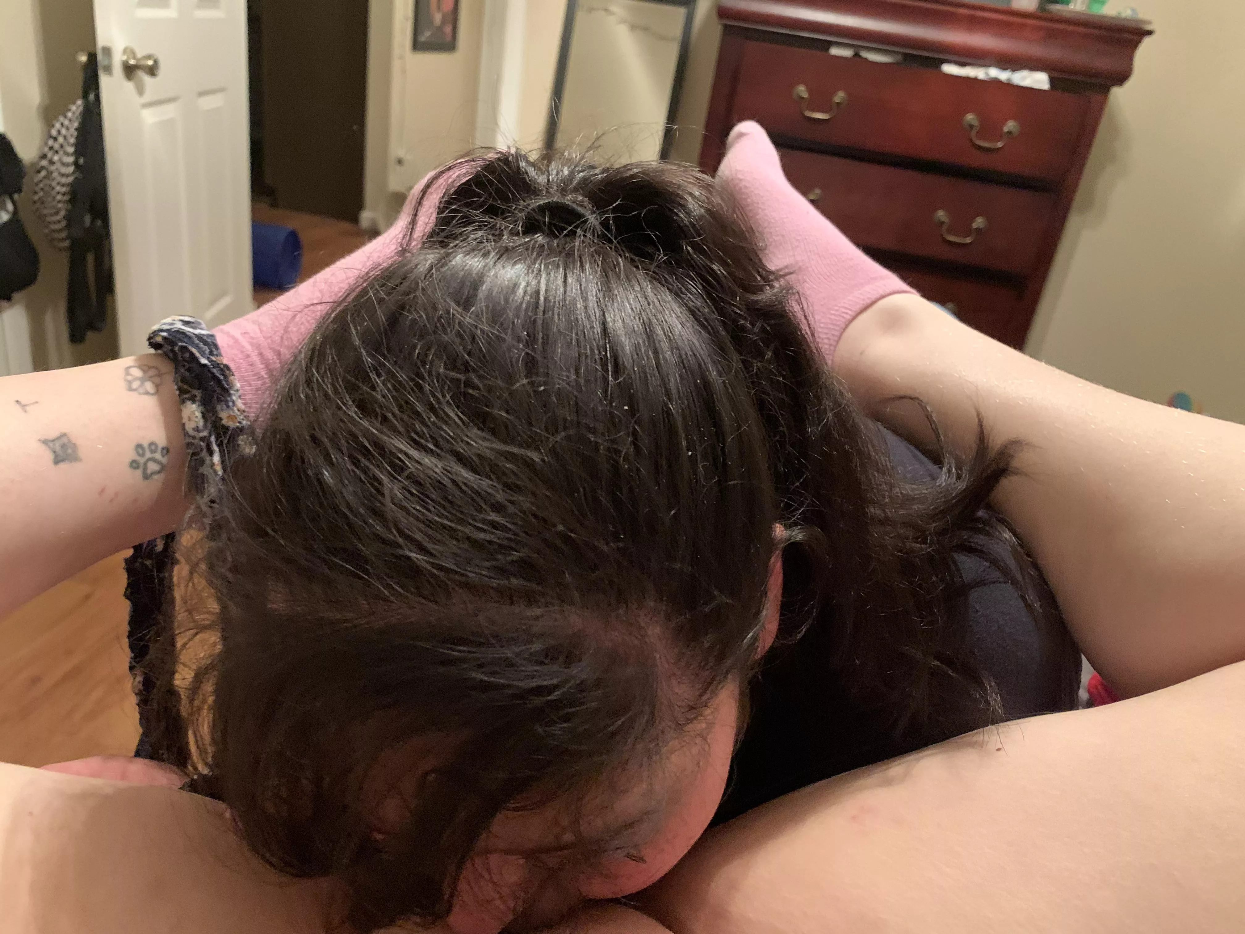 Nothing better than after work oral <3