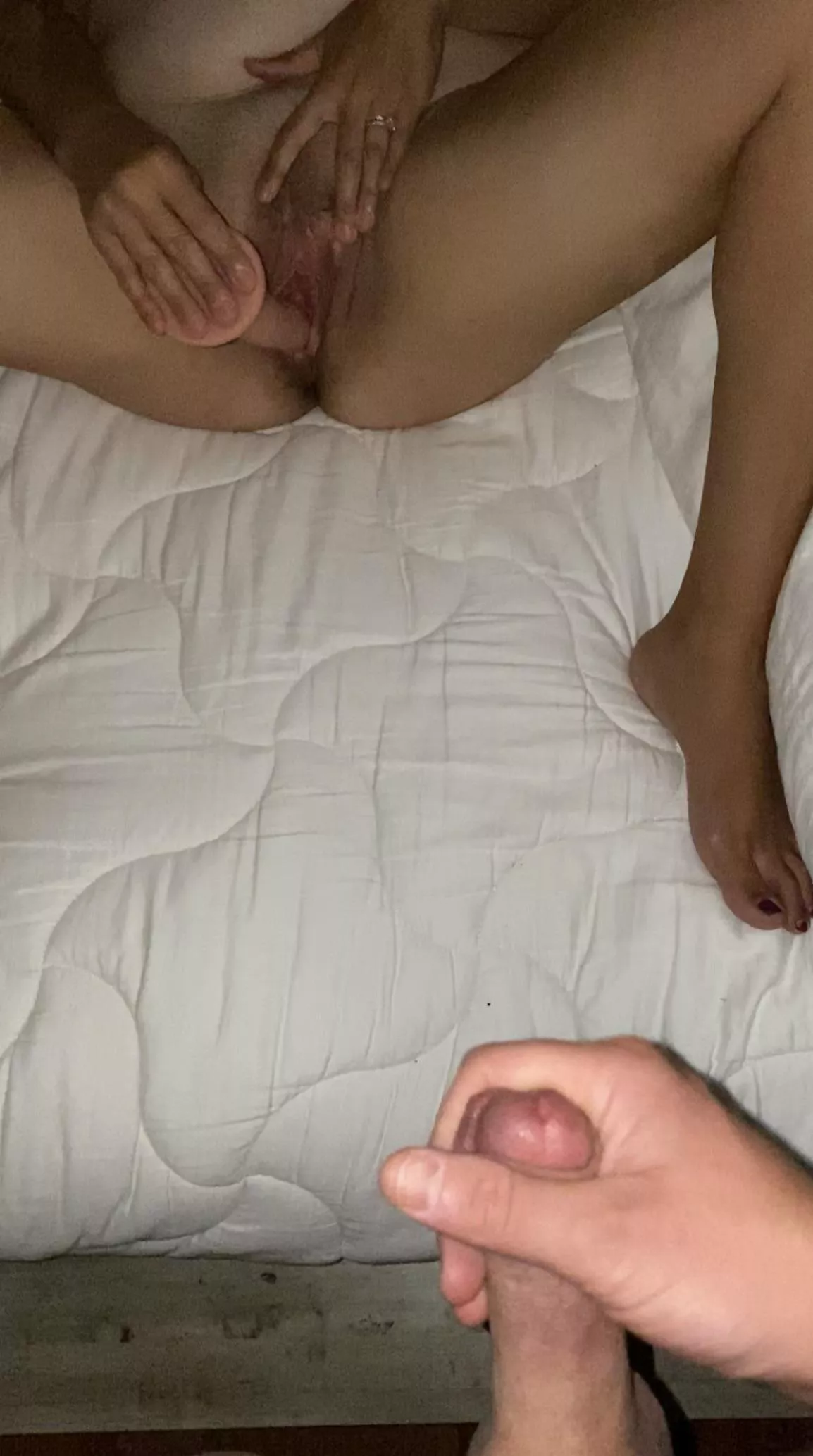 Nothing hotter than jerking off to your wife