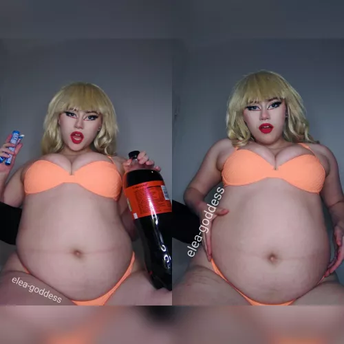 Nothing makes me wetter than a huge round gut and uncontrollable burping