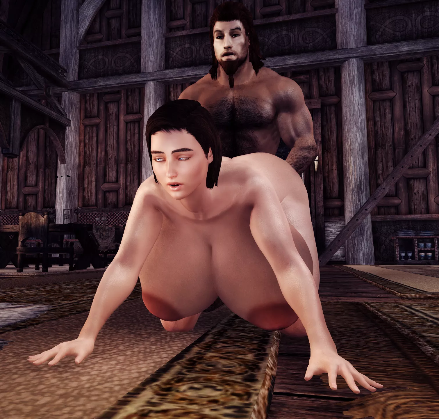 Nothing special, just a screenie of my busty follower May getting railed.