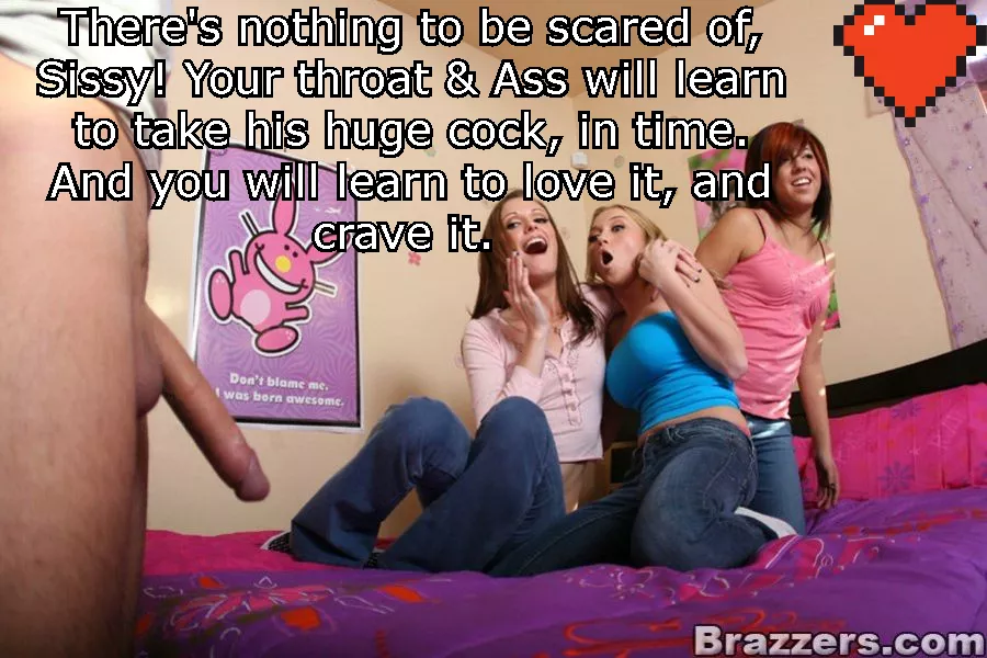 Nothing to be scared of, you'll learn to take it! Nothing to be scared of, you'll learn to take it!