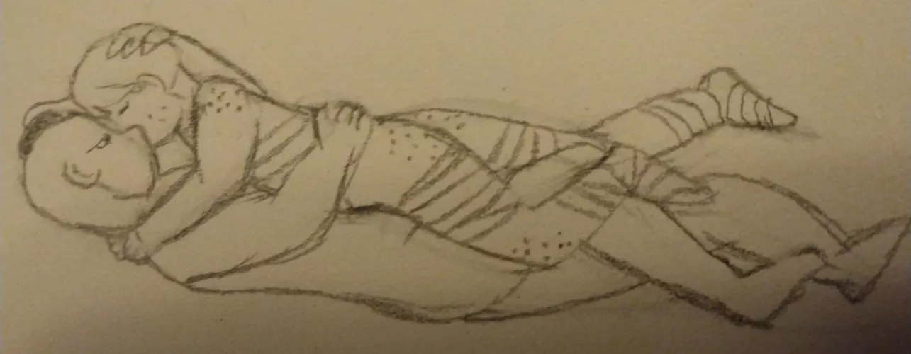 Noticed something interesting about the body scales in the last two images of this pair