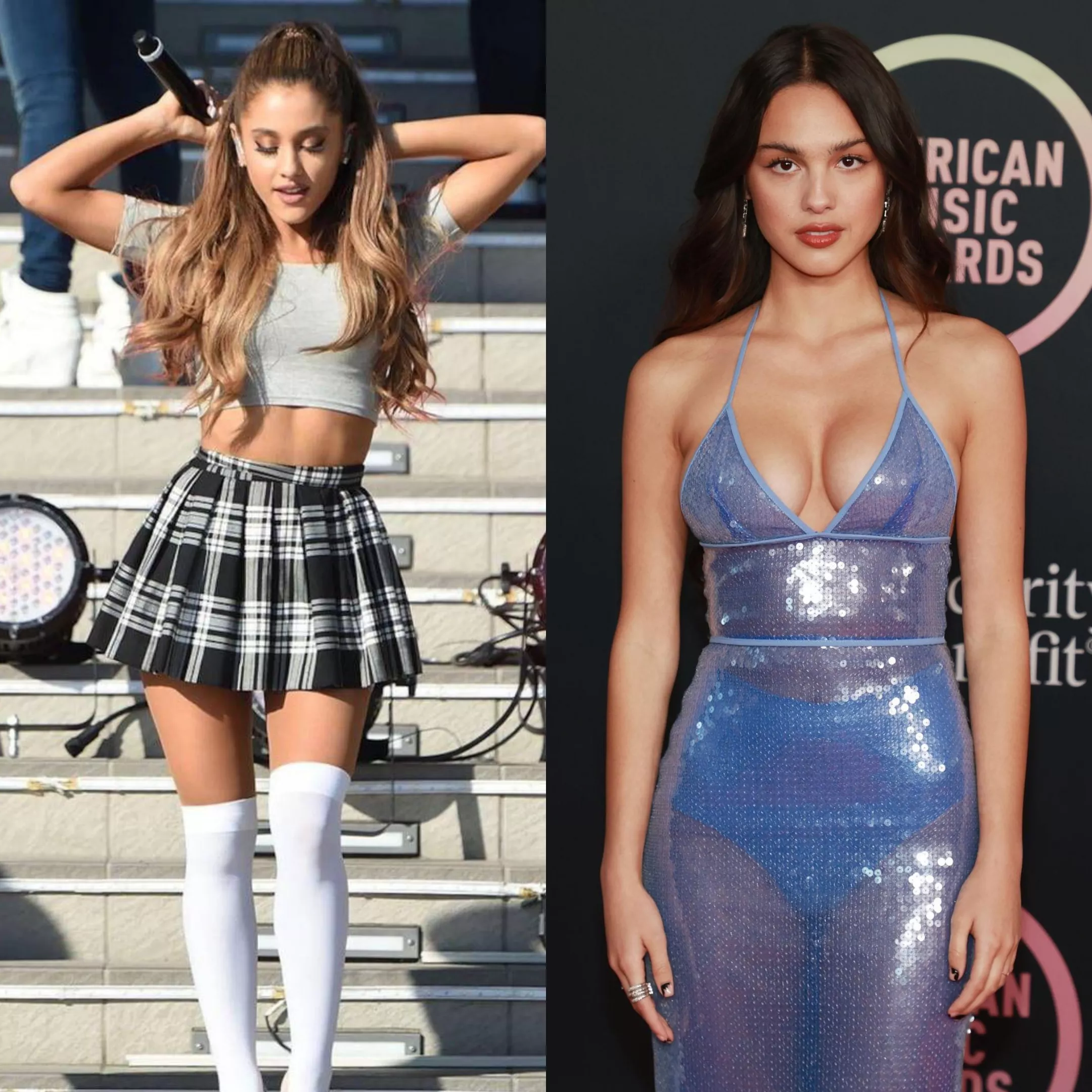 Now an even harder one.. Would you pound Ariana Grande until she can't walk or gangbang Olivia Rodrigo? π Now an even harder one.. Would you pound Ariana Grande until she can't walk or gangbang Olivia Rodrigo? π