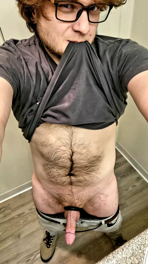 Now, be good, get on your knees and suck [m]y cock.