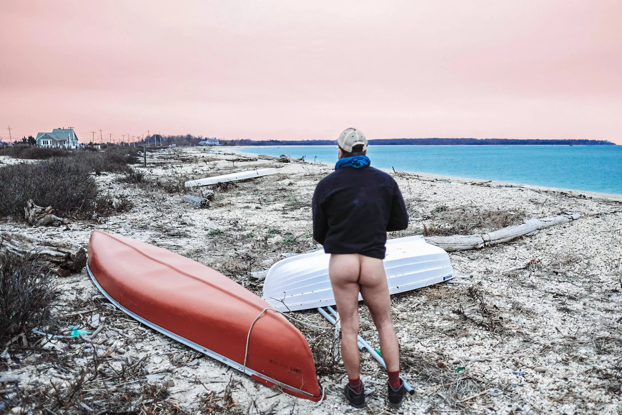 NSFW. Winter walk by the water