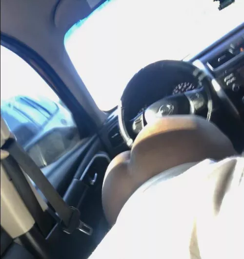 Nude at mall parking lot