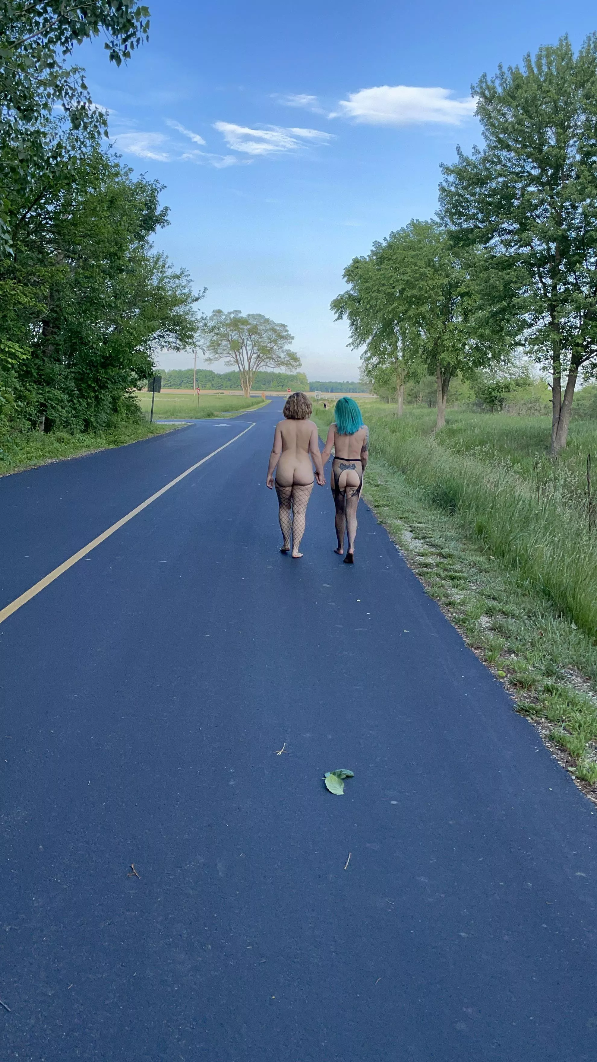 Nude walks with my friends are my favorite