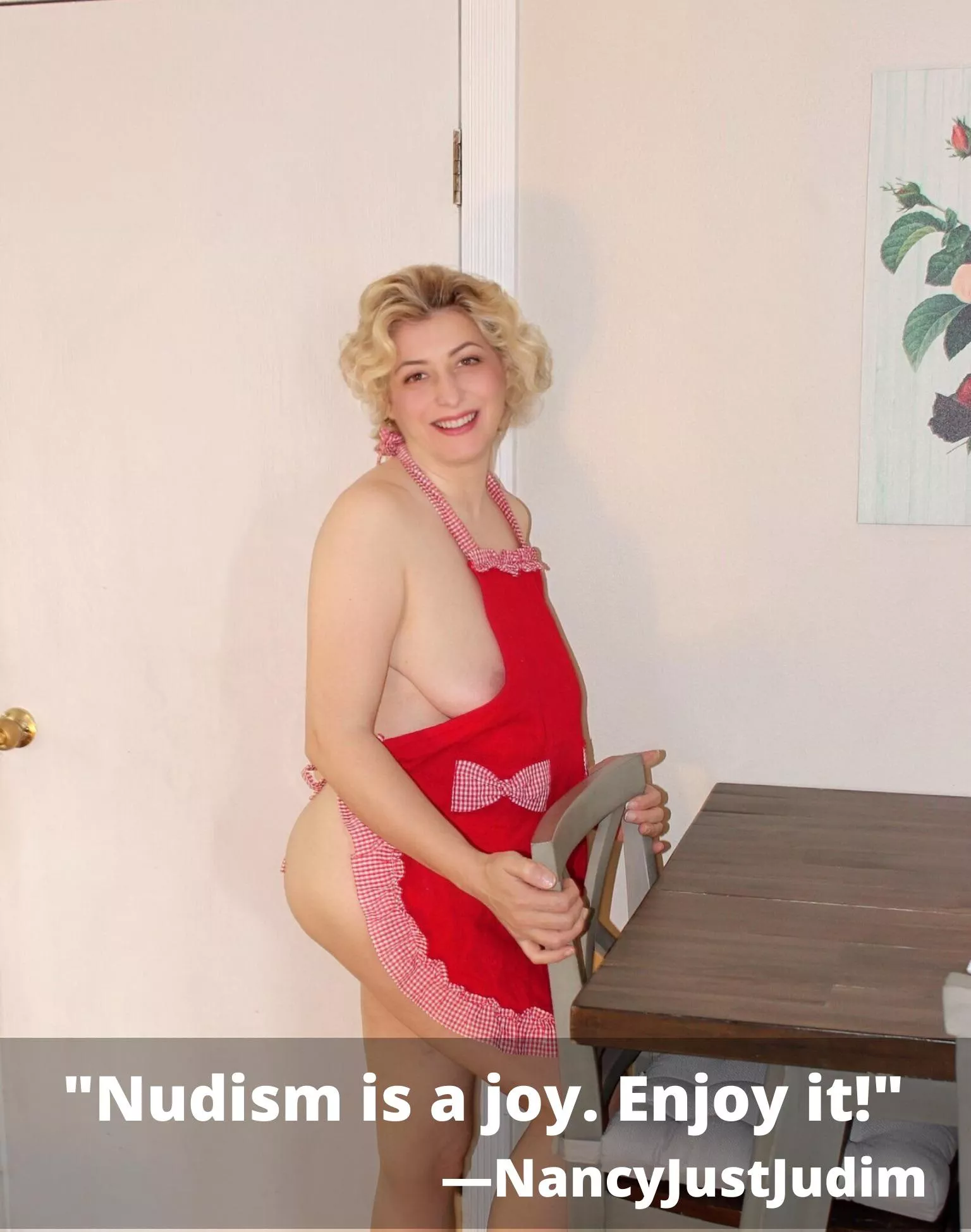 “Nudism is a joy. Enjoy it!” #NormalizingNudity