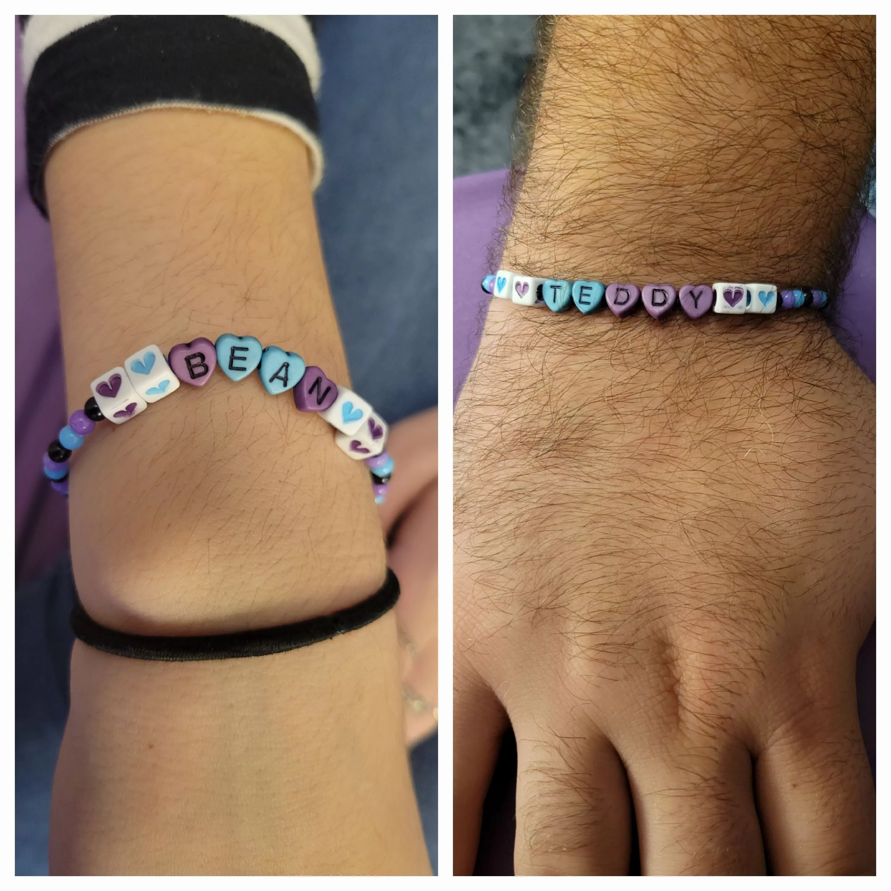 ny little Bean u/kouhaibuns made us bracelets!