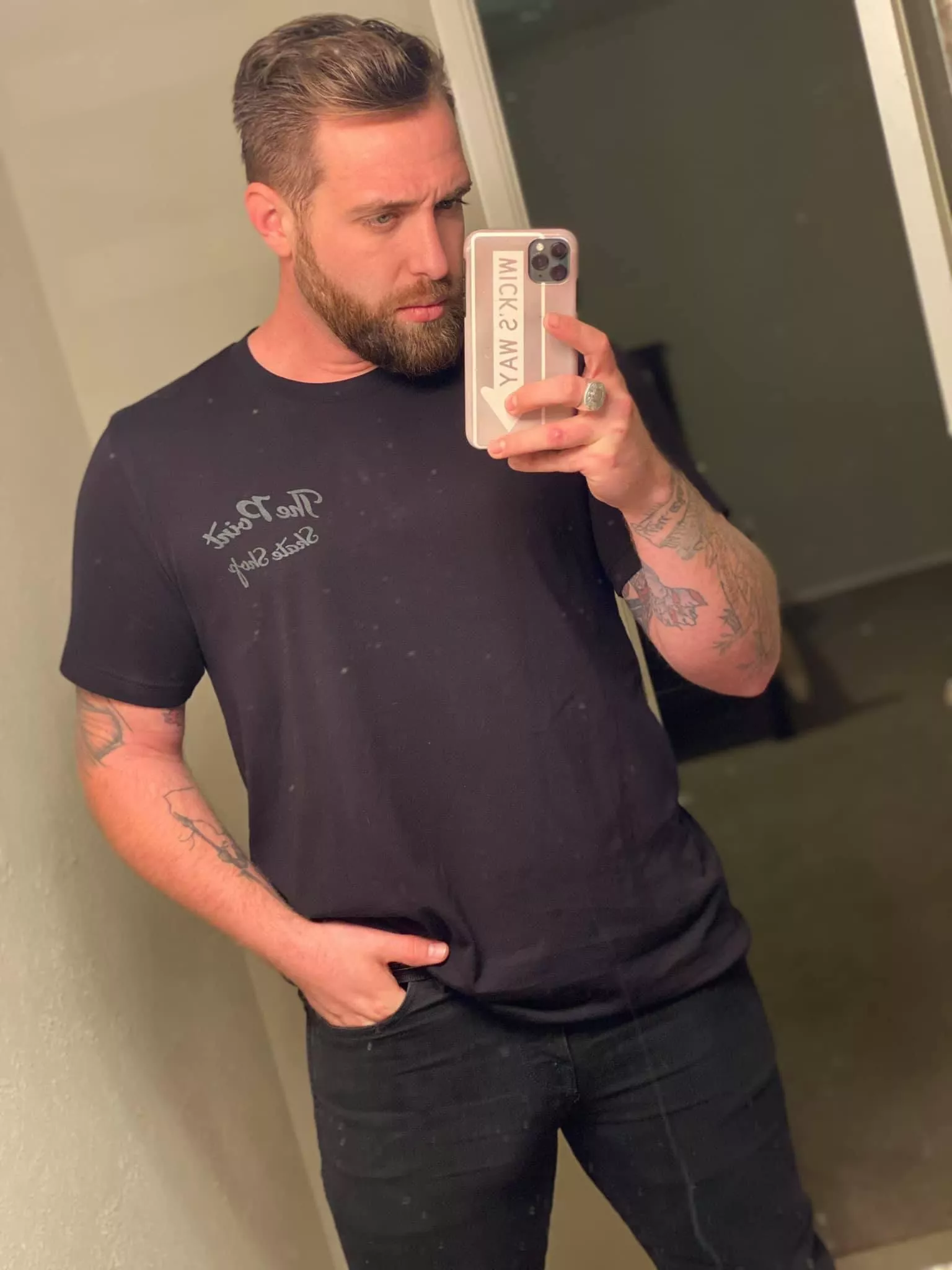 [OC] Accidental FAIL: Posted this to my story as progress on my weight loss. Didn’t realize the outline of my dick until I started getting replies with the “🍆” emoji