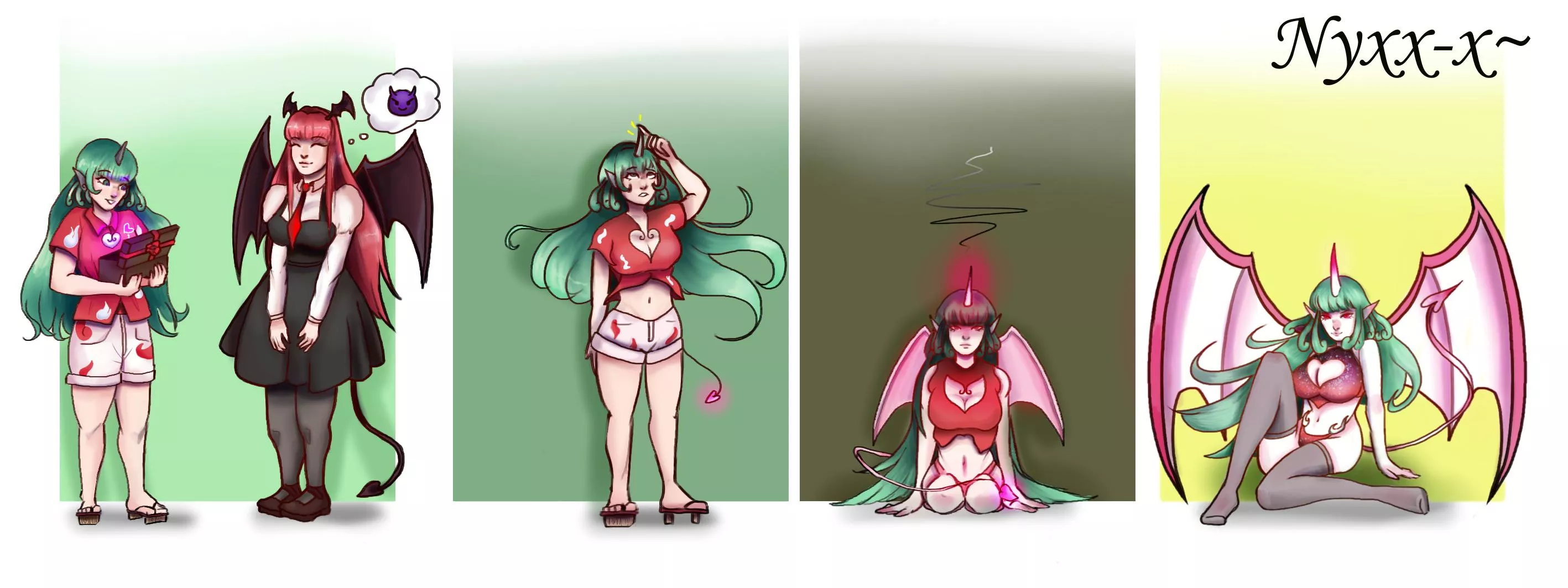 2835px x 1063px - OC] Aunn Komano to Succubus! [Touhou Project] (FTF, Double TF, Monster  Girl, Body Modification, Mind Change, Hypno, Succubus) by me (Commission)  nudes by Nyxx-x