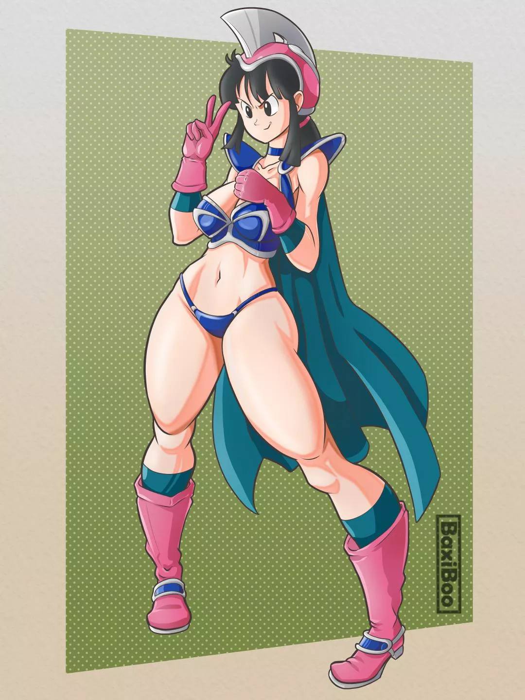 [OC Fanart] ChiChi in original armor [u/Baxiboo]