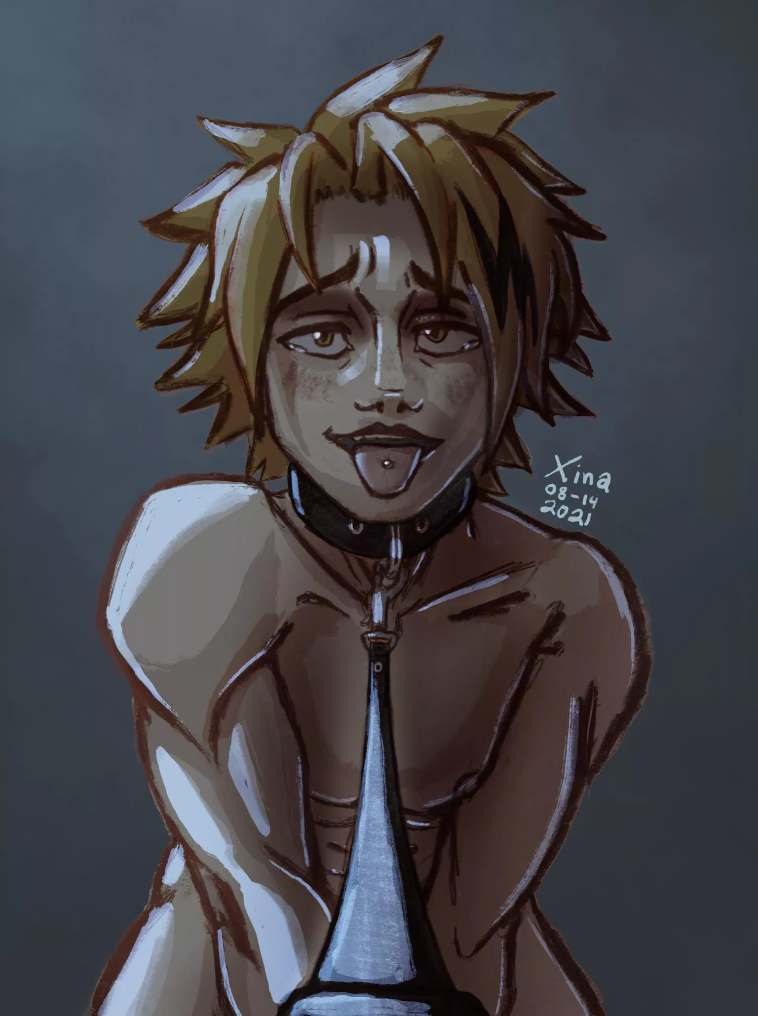 [OC] “Good Puppy” Sub Denki Kaminari (Art by me, Xina)