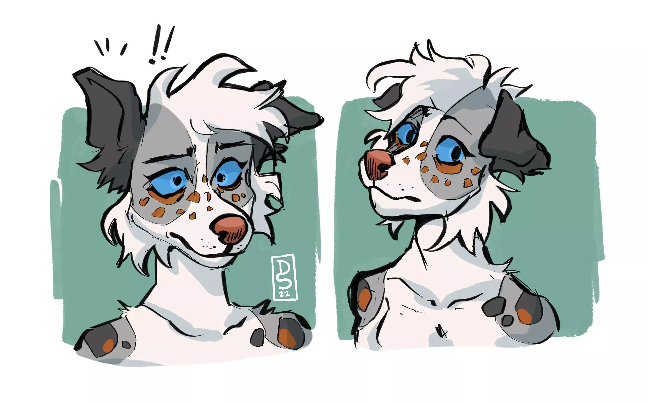 Oc headshot sketches