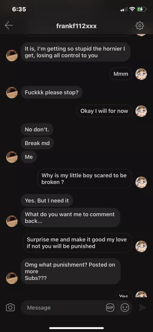 [OC] how lovely he’s breaking little by little 😏