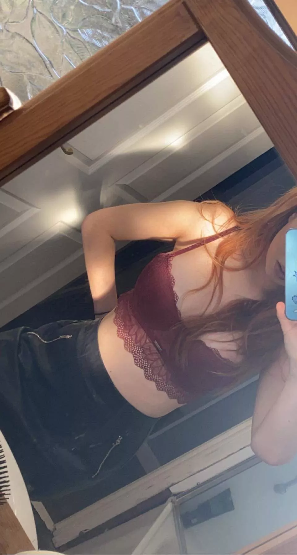 [oc] Kneel beneath my skirt’ and please me slave!