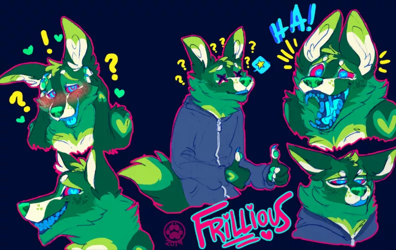 [ oc / purrsonal ] some more fursona doodles / self portraits!