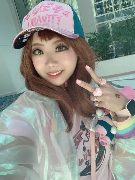 Ochako from BNHA: harajuku style