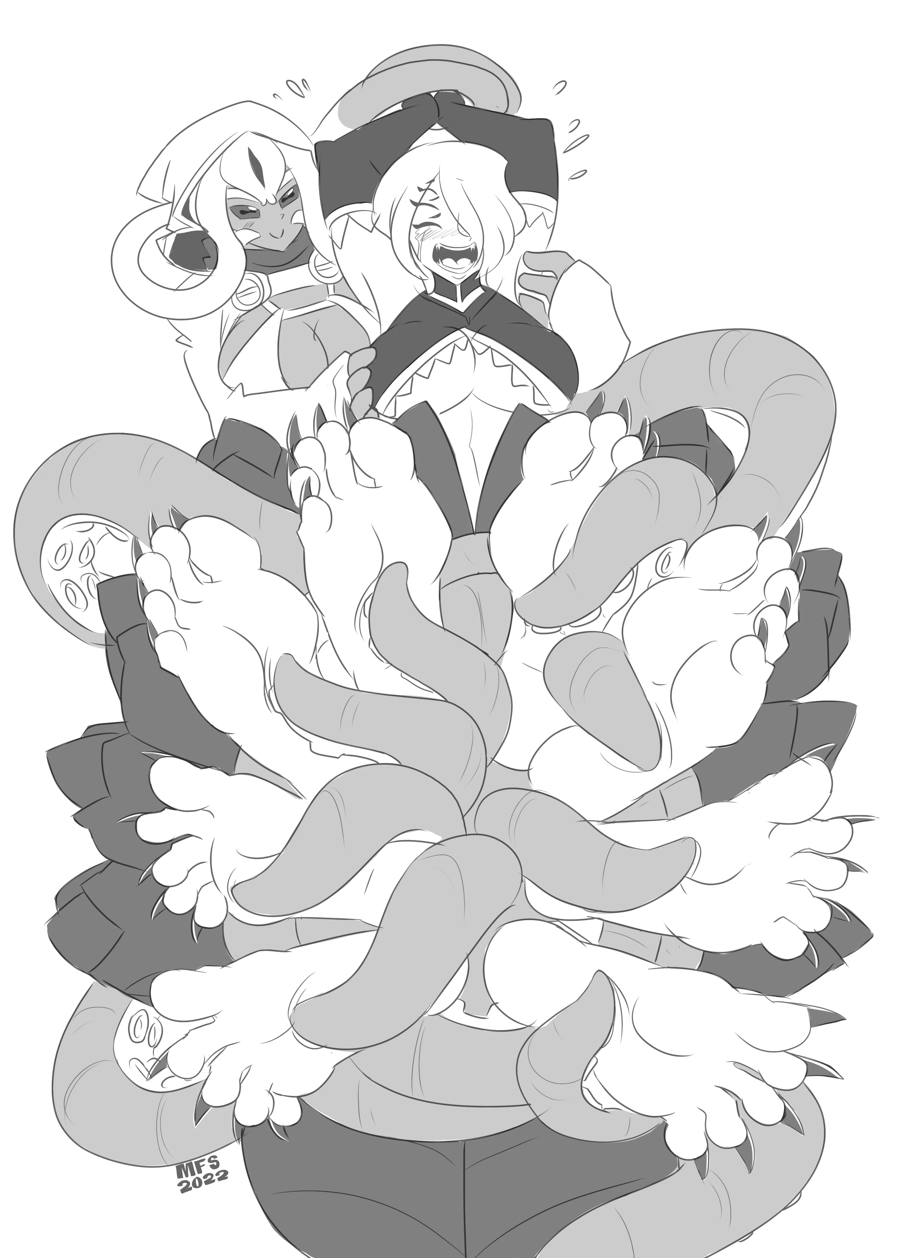 Oct's Playtime with Rachnera.(Monstlyfunstuff)[Monster musume]