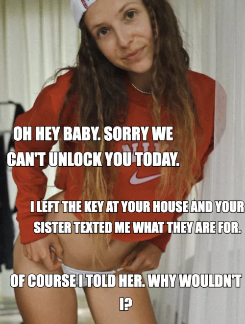 Of course I told her, why wouldn't I? π
