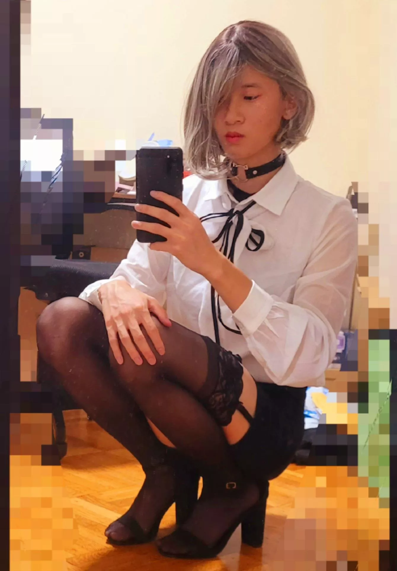 Office lady with minimal make up~