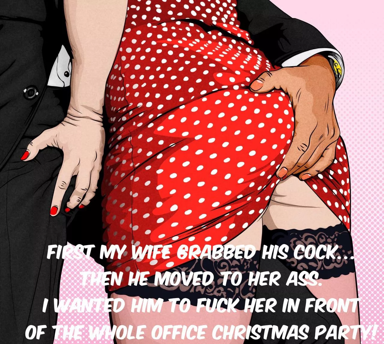 Oh God he is going to take my wife in front of my whole company? Oh God he is going to take my wife in front of my whole company?