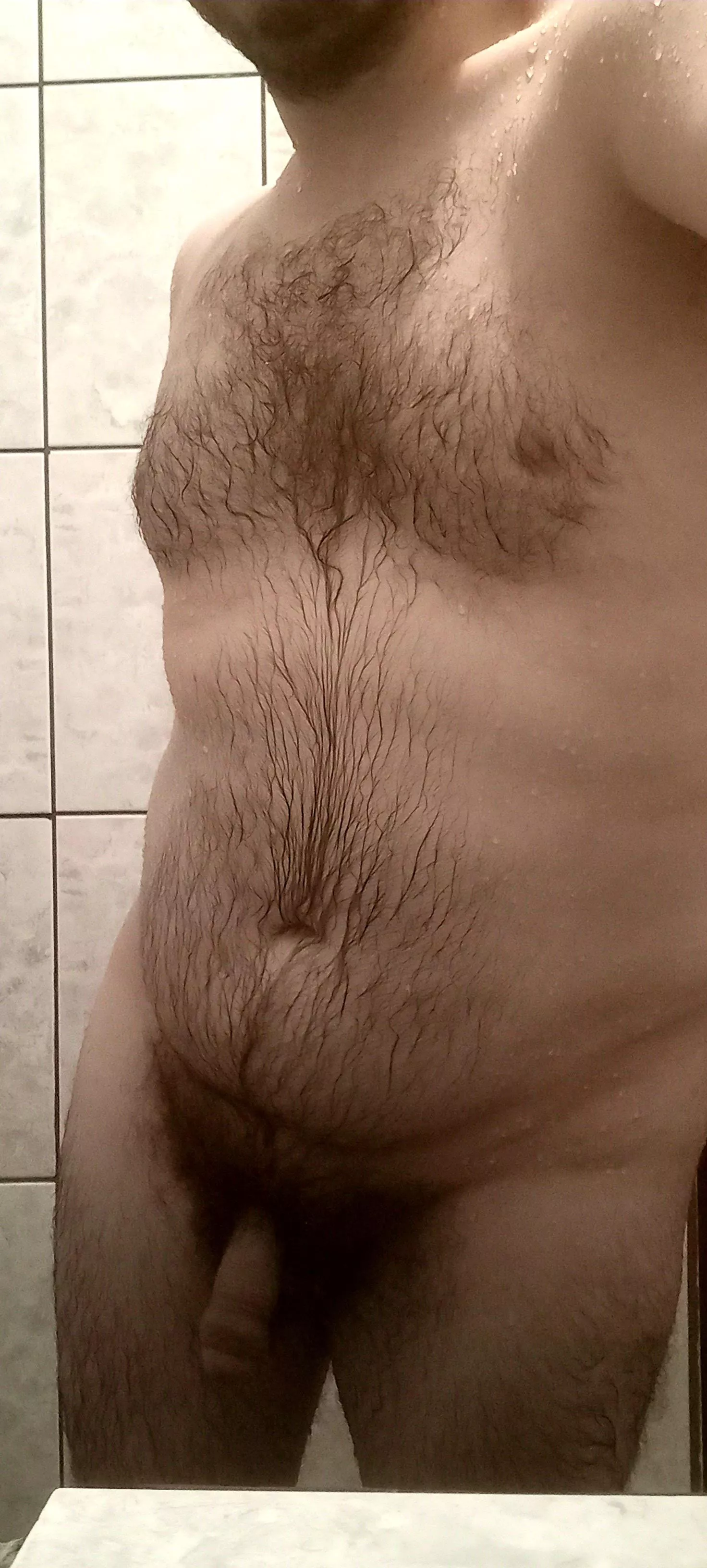 Oh, this shower cock? [36, M, Latino]