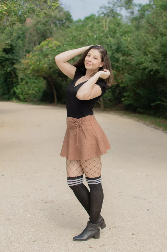 Ohh if people knew what I'm wearing under this outfit 🥵 [OC] [F]