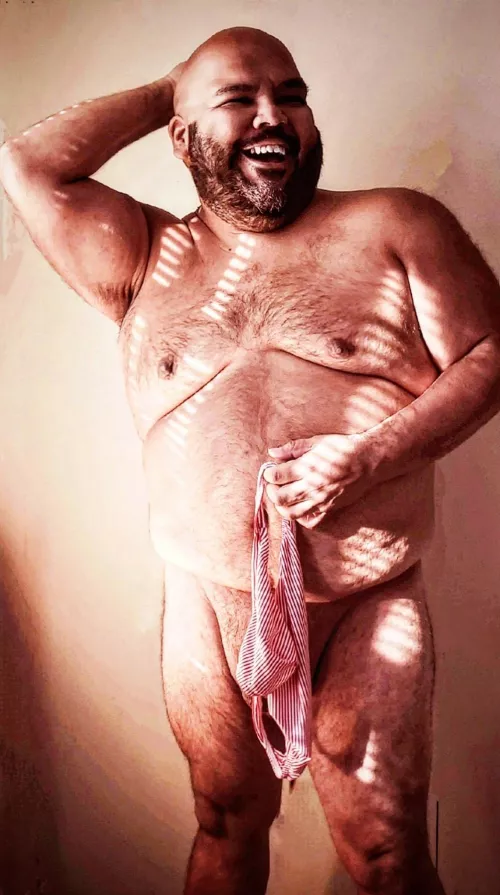 Okay so I'm technically not actually wearing the briefs...