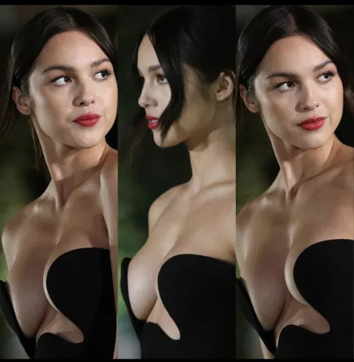 Olivia has me rock hard for those huge tits!