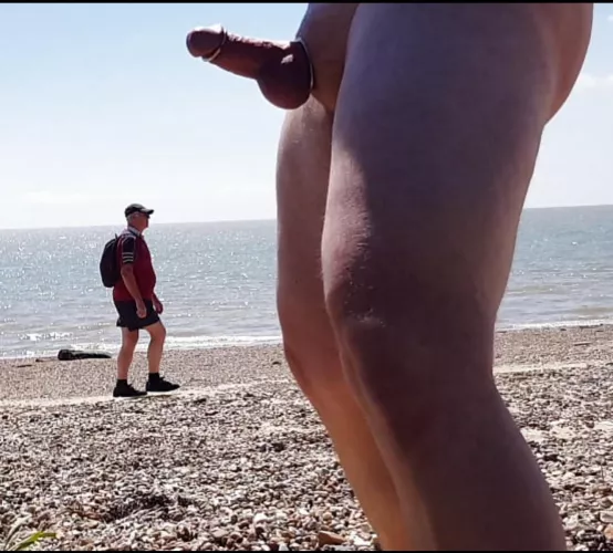 On the beach