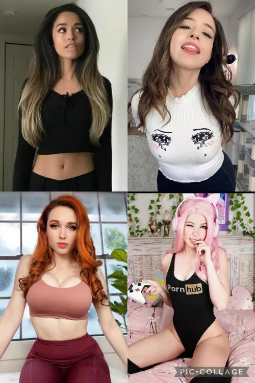 Once again need to be drained by Valkyrae, Pokimane, Amouranth or Belle Delphine!