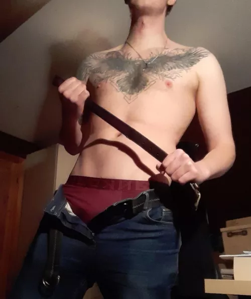 One belt for me and.. you guessed it one for you