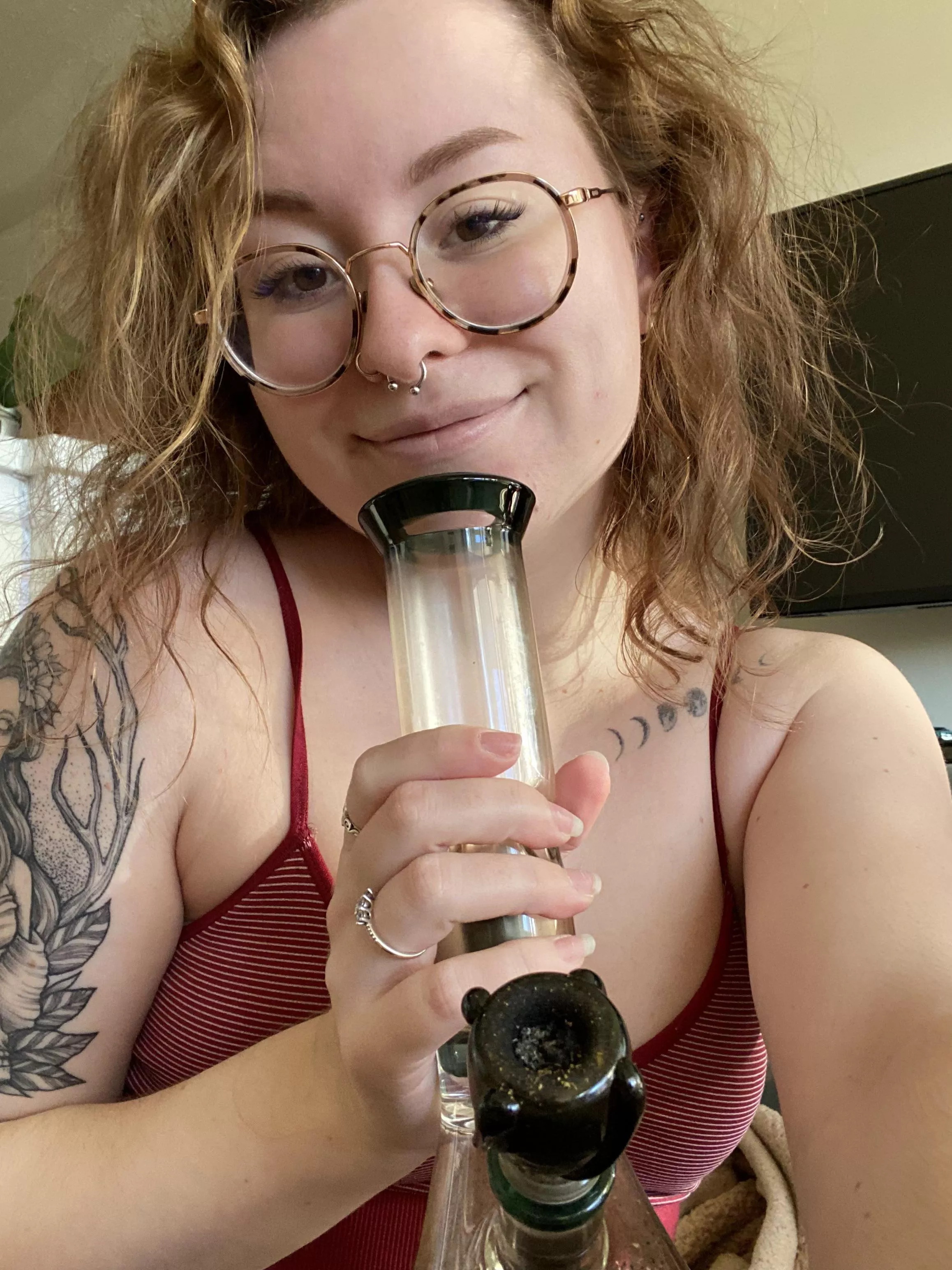 one hit will cost ya one smooch (and repacking the bowl)