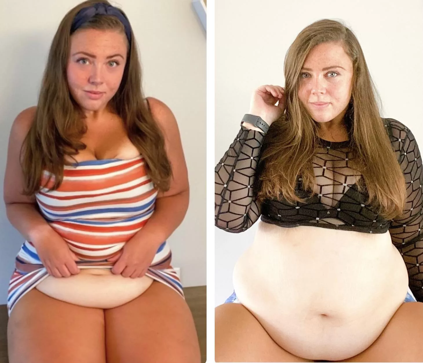 One month apart 💕