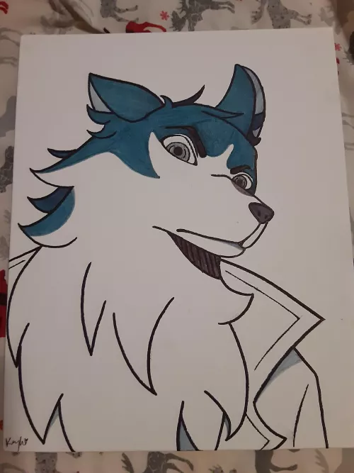 One of my friends drew Shirou from BNA.