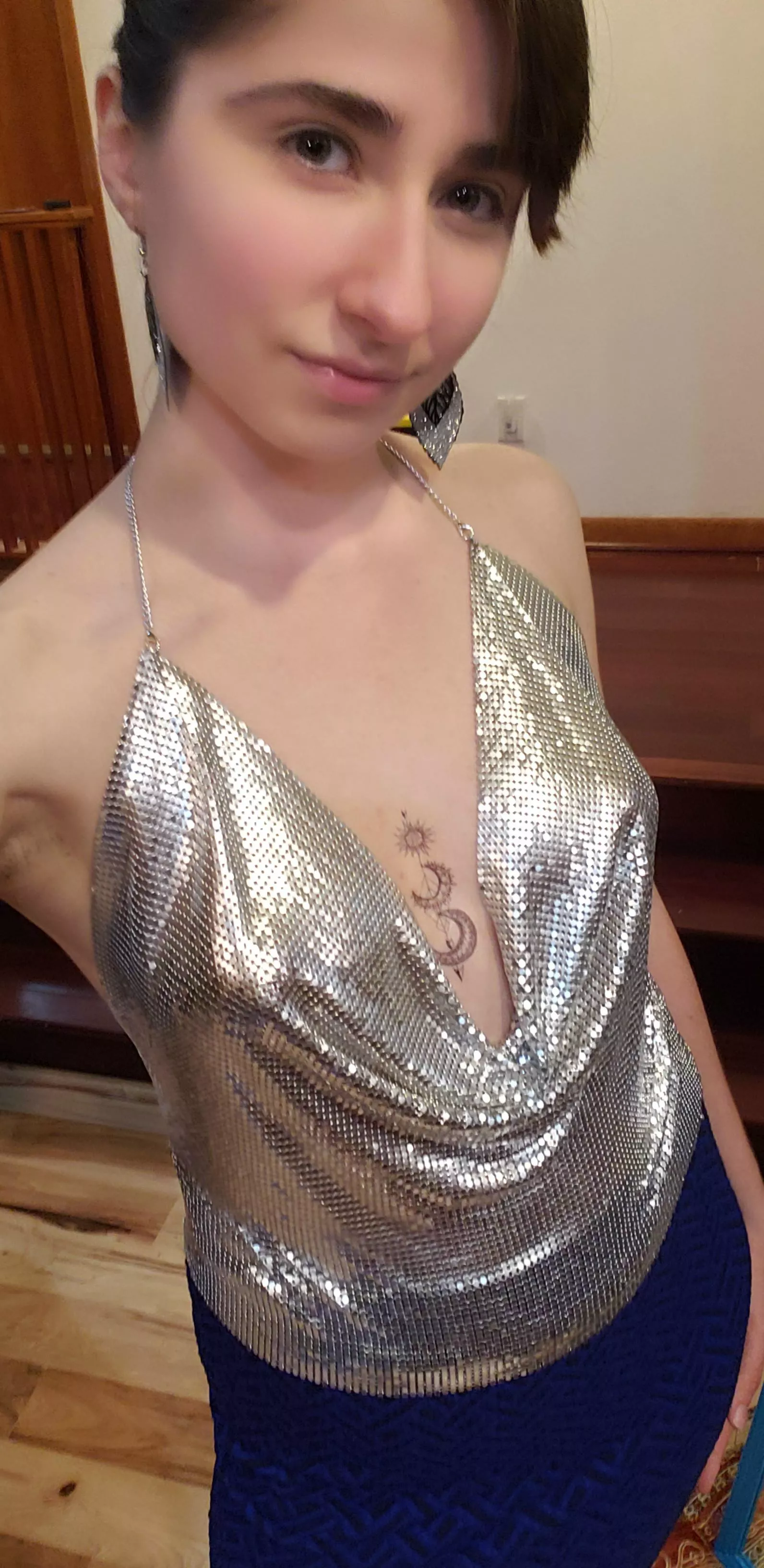 One of the best perks of having no cleavage? Sternum tattoos! One of the best perks of having no cleavage? Sternum tattoos!