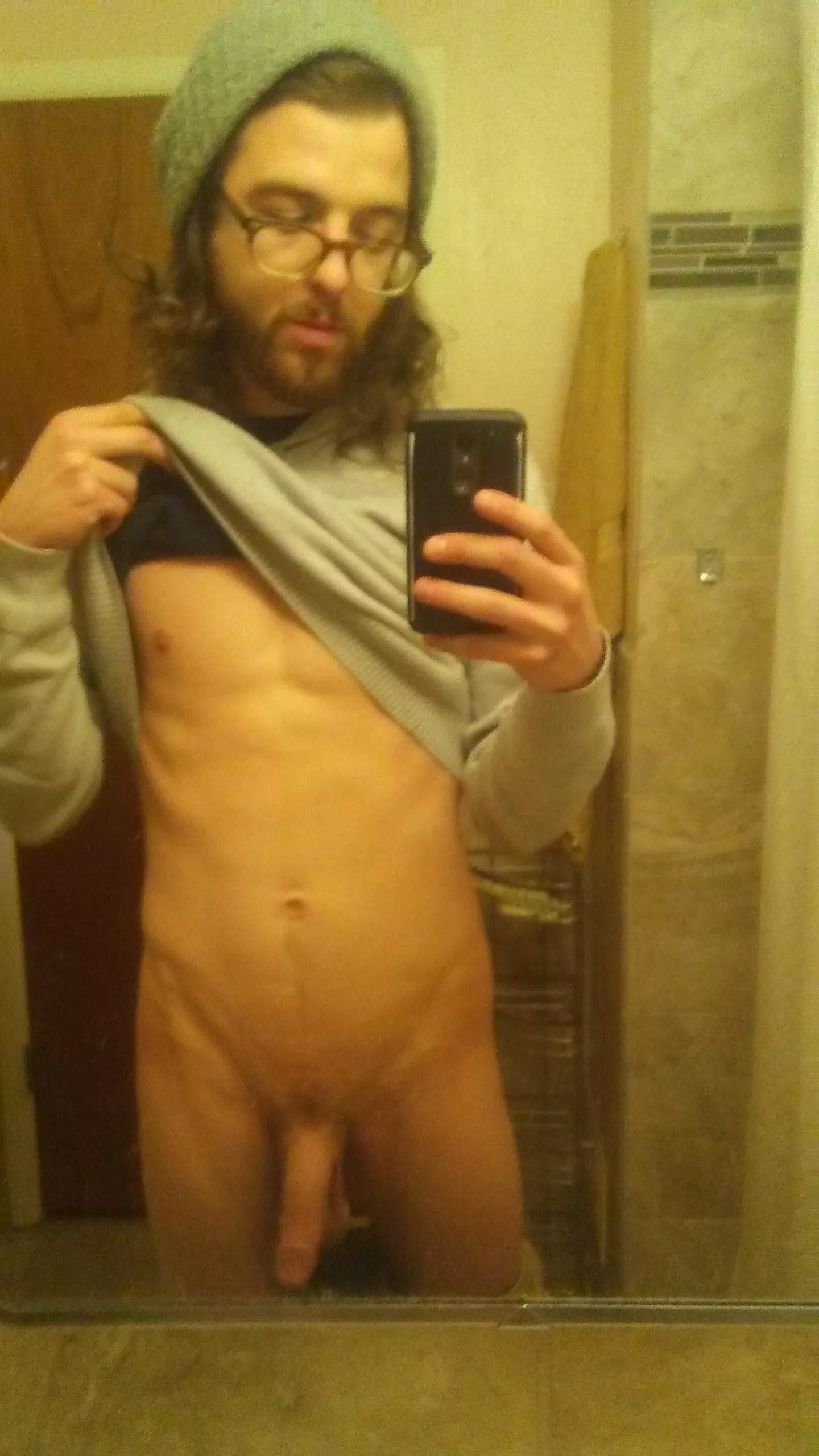One of those few times i had a sweater on to strip off.... One of those few times i had a sweater on to strip off....