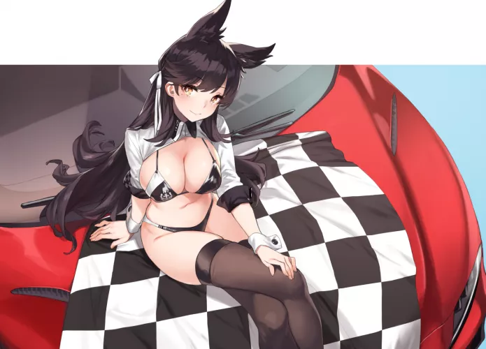 Onee-San Rewards You For Winning The Race (IJN Atago, Azur Lane, Sakura Empire Faction)
