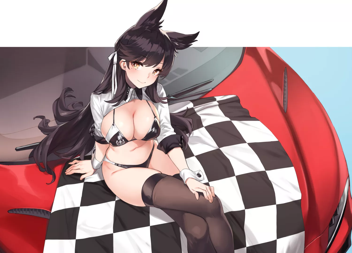 Onee-San Rewards You For Winning The Race (IJN Atago, Azur Lane, Sakura Empire Faction)