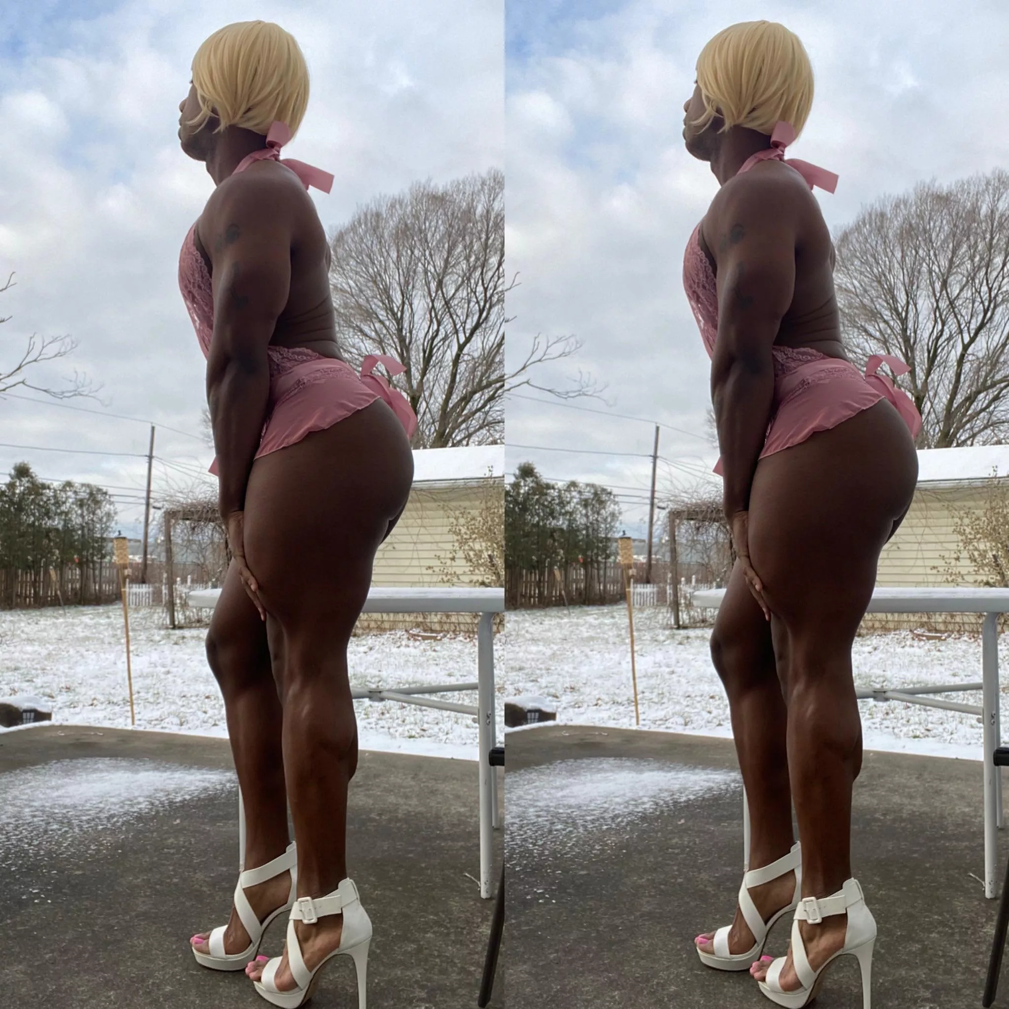 Only a little cold 🍑🍑